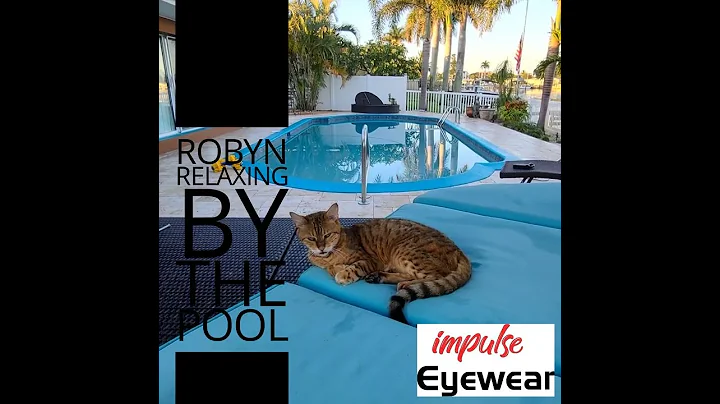 Robyn relaxing by the pool