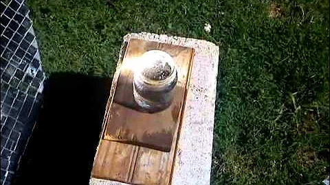 Parabolic mirror boiling water