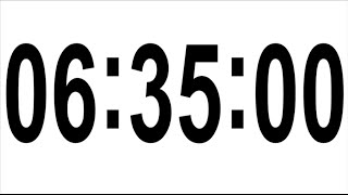 395 MINUTES TIMER # 6 HOURS 35 MINUTES TIMER •  COUNTDOWN TIMER WITH ALARM ⏰