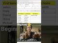 Flash Fill in Excel #excelformula #exceltips #msexceltutorial #shorts #exceltricks