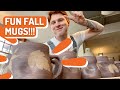 Making Fall Mugs | Chill Pottery With Benjamin
