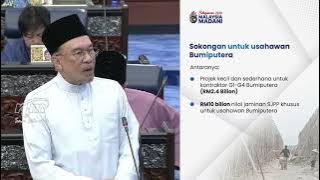 Kerajaan perkukuh sokongan kepada usahawan bumiputera dengan peruntukan sebanyak RM12.4 bilion