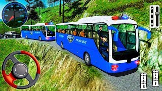 Prisoner Transport Bus Simulator 3D - Offroad Police Bus Service Duty - Android Gameplay screenshot 2