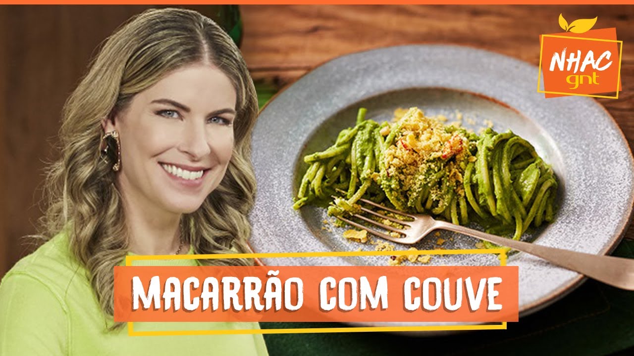 Macarrão com molho verde feito com couve | Rita Lobo | Cozinha Prática