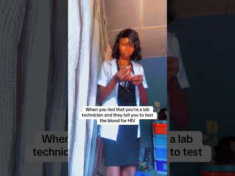 When You Lied You Re A Lab Tech And They Ask You To Test The Blood For HIV 
