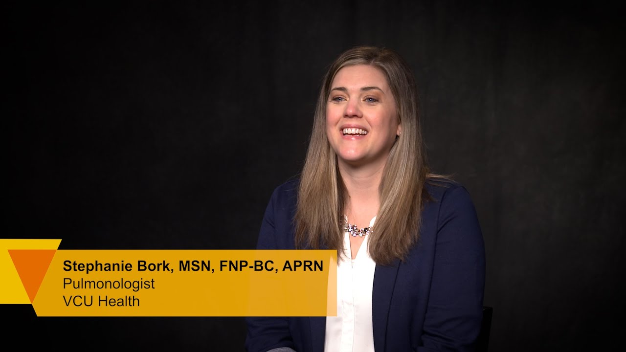 Stephanie Bork, MSN, FNPBC, APRN, Pulmonology, VCU Health YouTube