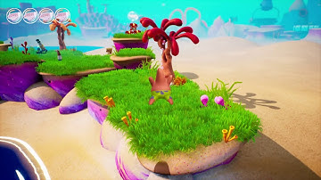 Battle For Bikini Bottom Rehydrated 100% Playthrough (2) Jellyfish Fields