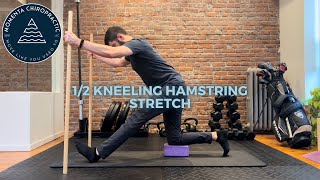 1/2 Kneeling Hamstring Stretch (for Hip Mobility)