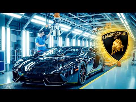كيف يتم تصنيع سيارات لامبورجيني داخل المصنع Lamborghini Factory