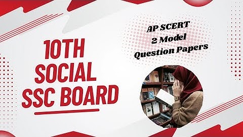 10th SOCIAL 💯SSC Public Exam - 2 Practice Model Question Paper 2026 | 💯10th SSC Model Question Paper