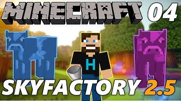Minecraft | FLUID COWS OP!!! | SKYFACTORY 2.5