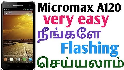 (தமிழ்) How to Flash any android phone tamil