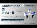 Parliamentary Form of Government