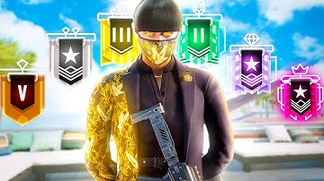1v1 vs EVERY Rank in Rainbow Six Siege