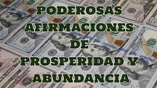 AFIRMACIONES de ABUNDANCIA y PROSPERIDAD  Decretos 'YO SOY' para ATRAER DINERO