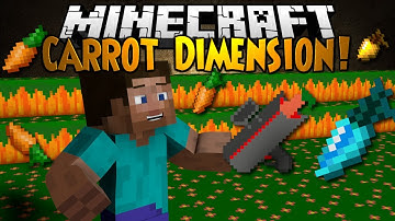 Minecraft Mod Showcase: CARROT DIMENSION!
