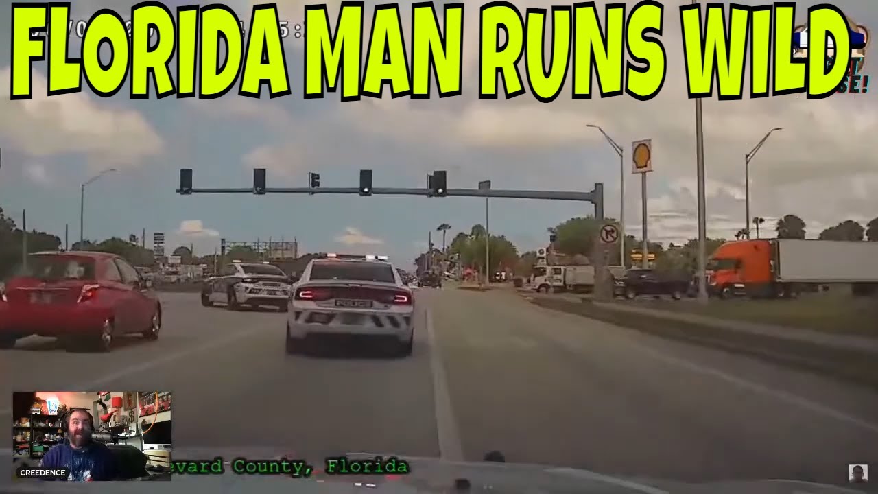 FLORIDA MAN POLICE CHASE | PIT OF A VAN & DASH CAM - YouTube