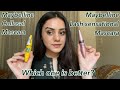 Maybelline collosal v/s lash sensational mascara / which one is better and why? Kp styles