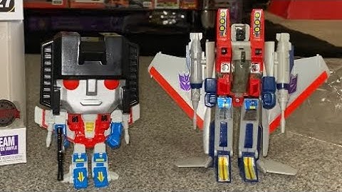 Transformers funko pop 27 Starscream unboxing review and G1 complete collection comparison Vinyl box