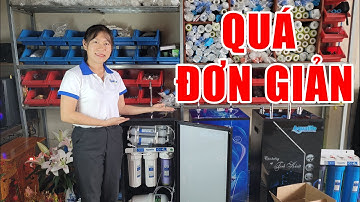 Hướng dẫn lắp đặt máy lọc nước Aqua 1 vòi | Đơn giản không tưởng