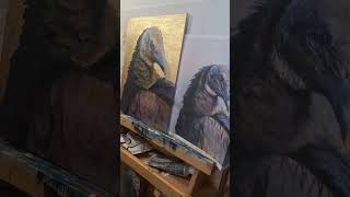 Will I make the dead line! #artshow#vultures #onyourmark