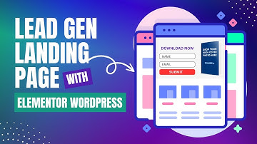 How to make a Lead generation opt in form ebook landing page in Elementor WordPress