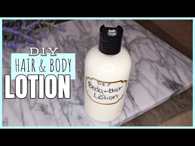 Homemade lotion — Burr Oak Farm