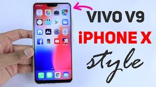 Vivo V9 to iPHONE X theme style and look in hindi | by TITBITS screenshot 4