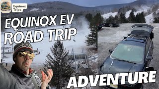 1st Chevy Equinox EV Road Trip - Terrible Efficiency, SuperCruise fails, and lucky Charging 300 mi