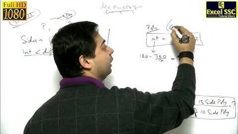 IMPORTANT: Geometry POLYGON QUESTIONS - SSC CGL Preparation Tutorials