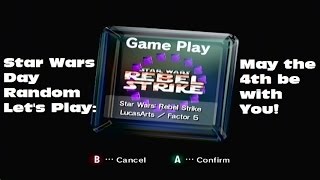 Star Wars Day Random Lets Play: Star Wars Rogue Squadron III - Rebel Strike
Welcome to our second Star Wars Day special edition random lets play. In this Lets Play Dust, and I play the first couple of missions of Star Wars Rogue Squadron III: Rebel Strikes Rogue Leader multiplayer campaign PurplePanda still sleeps and Cheshy awakens temporarily from her slumber. Thank you for watching and May the 4th be with U!
All rights reserved Nintendo/Factor 5/LucasArts, 2002-2008.
Nintendo Weekly, 2015. Star Wars Day Random Lets Play: Star Wars Rogue Squadron III - Rebel Strike