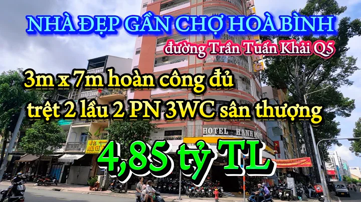 Quận 5 | Nhà hẻm thông 3,5m gần nhiều bệnh viện, chợ An Đông, trường đại học lớn #0907257735