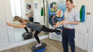 Bosu One Leg RDL