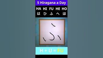 🇯🇵 Lesson 6 - Daily Hiragana: HA HI FU HE HO – Stroke Order & Pronunciation