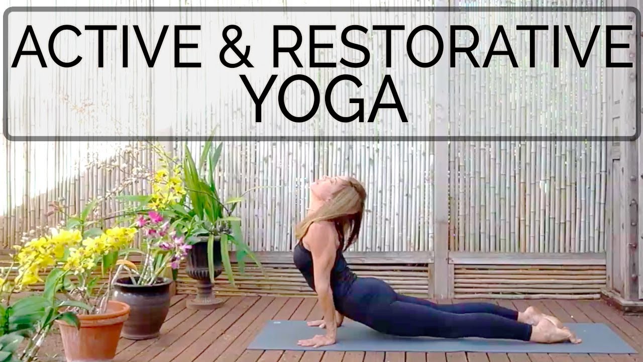 Yoga Active and Restorative Intermediate 59 min Cat de Rham