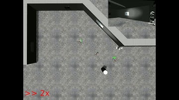 Filming by a multi-robot formation (three point lighting method) - simple environment with obstacle