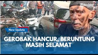 Cerita Saksi, Erwin Pedagang Bakso Gerobaknya Hancur, Terlibat Kecelakaan Beruntun Truk gas Elpiji