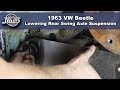 JBugs - 1963 VW Beetle - Lowering Rear Swing Axle Suspension