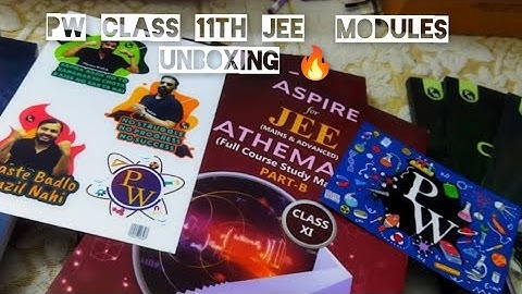 PW Class 11th🔥 JEE Aspire Modules Unboxing || Salute to Alakh Pandey Sir 😊||#pw ||#alakhpandey ||