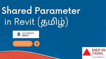 Shared Parameter in Revit MEP (Tamil)