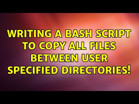 Ubuntu: Writing a