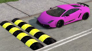 Cars vs Indian Speed Breakers | BeamNG Drive