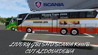 LIVERY GUNUNG HARTA | MOD JB2 SHD SCANIA K410iB CVT ALDOVADEWA