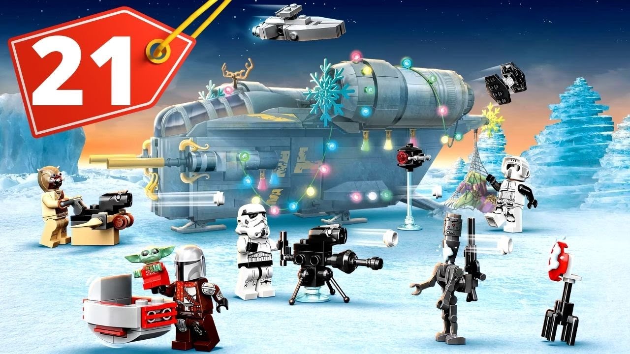 LEGO 75307 Адвент календарь Star Wars  лего Звездные войны Мандалорец Распаковка ч.21