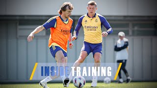 Final Training Session Ahead Of Trip To Granada Real Madrid City