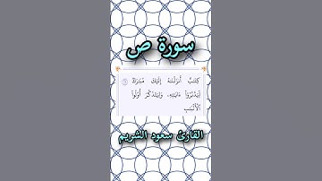سورة ص | الآية ٢٩ | القارئ سعود الشريم