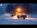 Snowstorm snow clearing in North Sweden 2015