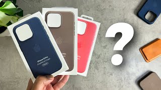 iPhone 15 Pro Which Apple Case is Best? (FineWoven vs Silicone)