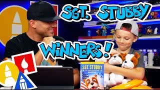 sgt stubby giveaway winners