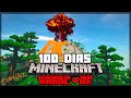 SOBREVIVI 100 DIAS EM UMA ILHA DESERTA NO MINECRAFT HARDCORE